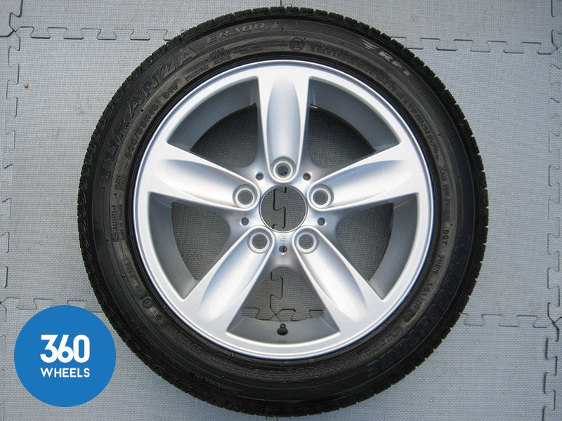 Genuine BMW 1 Series 16" 140 5 Spoke Alloy Wheel Bridgestone Tyre 6.76mm 36116775619