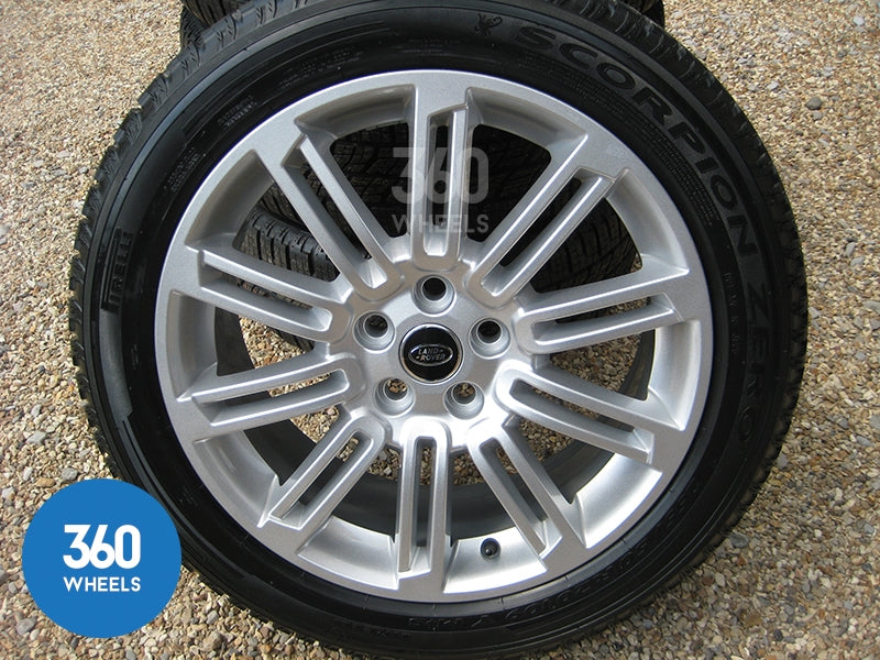 Genuine Land Rover Discovery 3 4 20" 10 Split Spoke Alloy Wheels New Pirelli Tyres