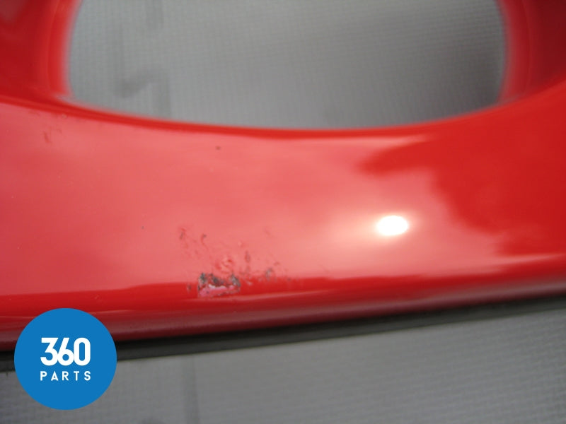 Genuine Ferrari 360 Rear Tail Light Cover Panel Trim Fender Red 65001500