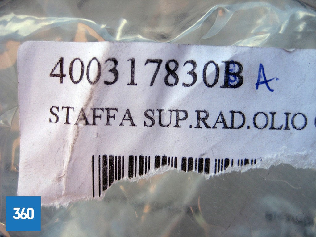 Genuine Lamborghini Gallardo Oil Cooler Bracket 400317830A