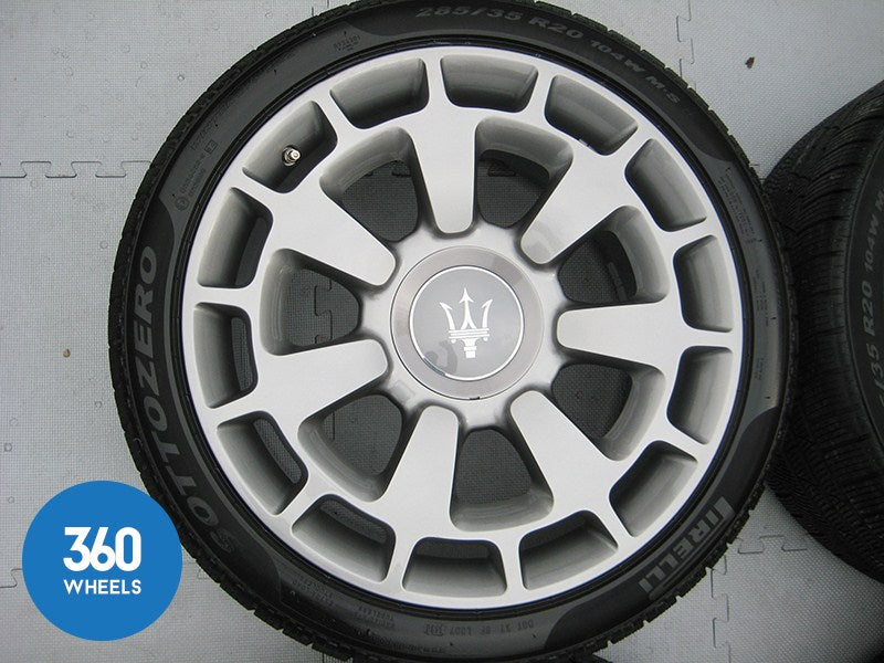 Genuine Maserati 20" Ghibli Quattroporte Crono Alloy Wheel Set Pirelli P Zero Winter Tyres 670011857 670011858