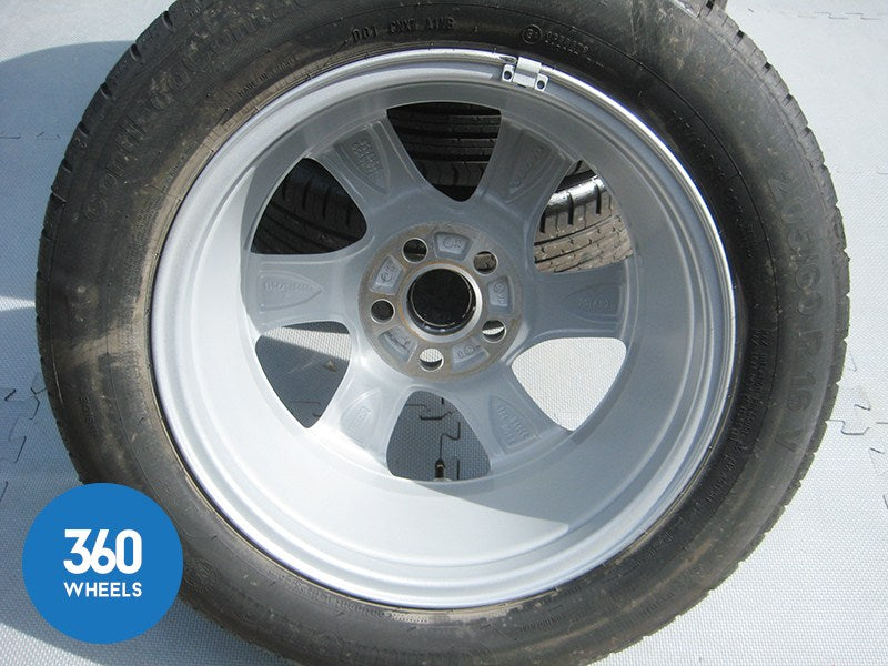 Genuine Volvo 16" V40 6 Spoke Silver Alloy Wheel Set Continental Tyres 31317058