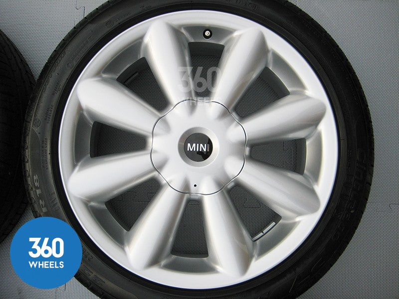 Genuine Mini Countryman 18" R126 Turbo Fan Alloy Wheels Pirelli Tyres 336109803724