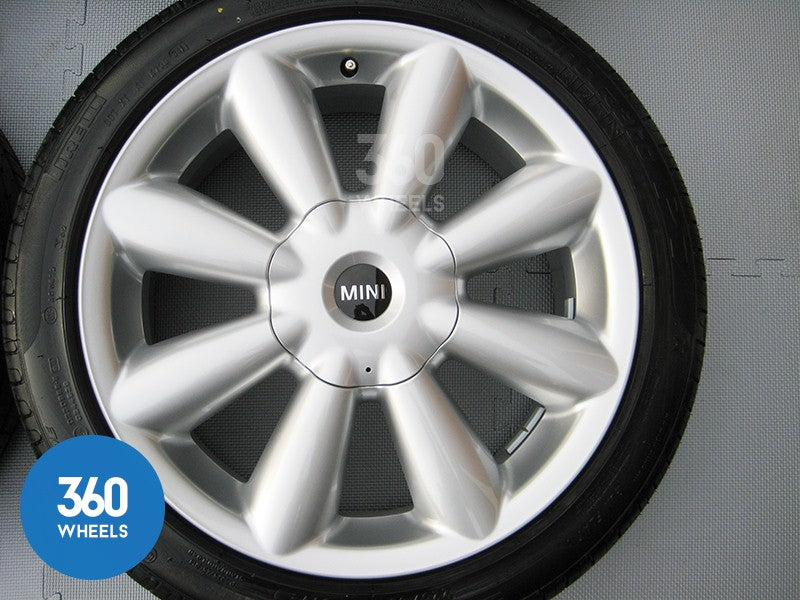 Genuine Mini Countryman 18" R126 Turbo Fan Alloy Wheels Pirelli Tyres 336109803724