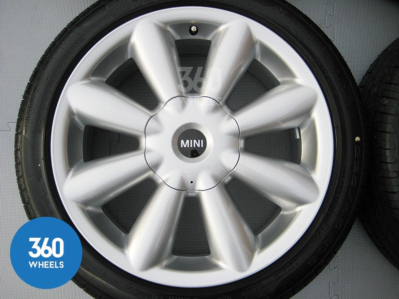 Genuine Mini Countryman 18" R126 Turbo Fan Alloy Wheels Pirelli Tyres 336109803724