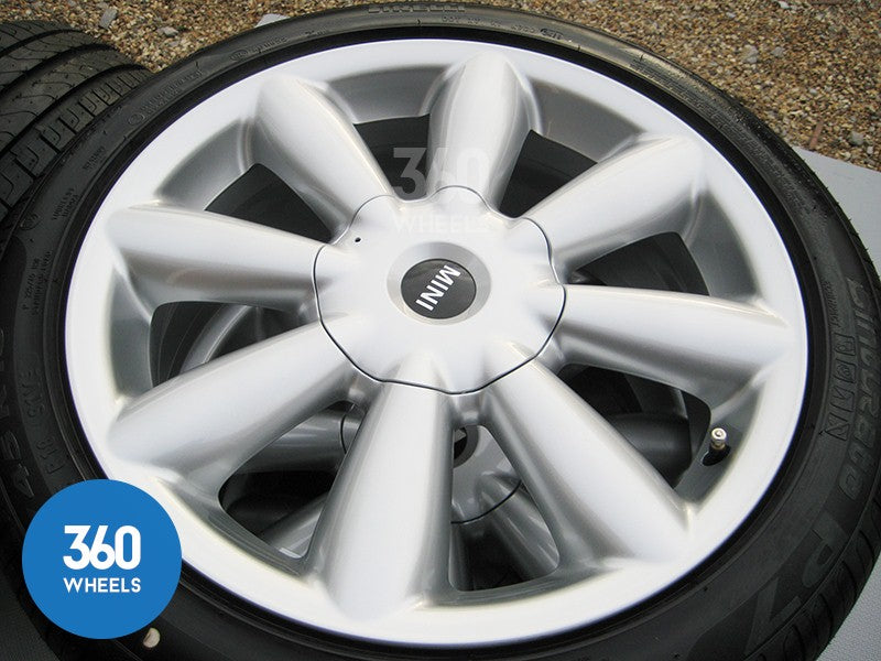 Genuine Mini Countryman 18" R126 Turbo Fan Alloy Wheels Pirelli Tyres 336109803724