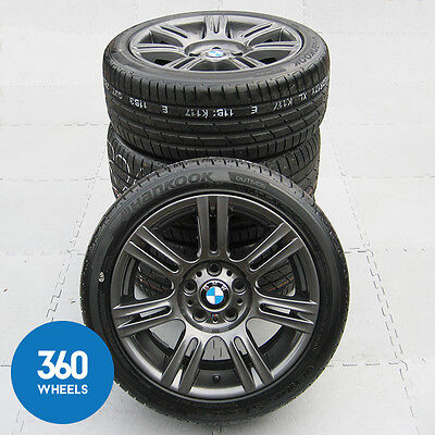 Genuine BMW 3 Series 17" 194 M Sport Ferric Grey Double Spoke Alloy Wheels Tyres 36118036935 36118036936