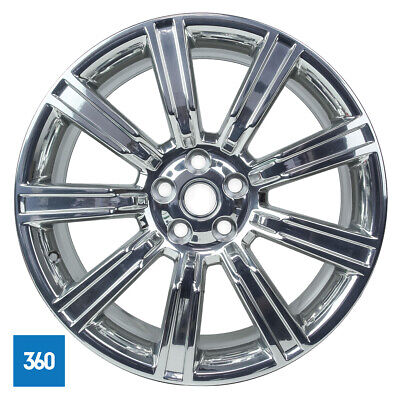 Genuine Range Rover Sport 21" 9001 9 Spoke Polished Alloy Wheel Rim VPLWW0083