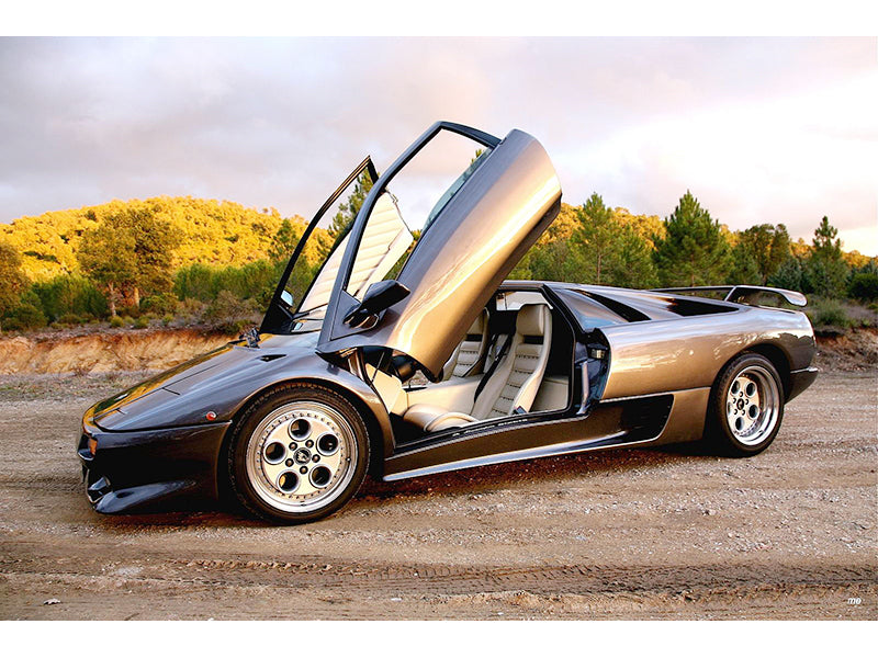 Genuine Lamborghini Diablo 17" Alloy Wheel Set VT Roadster 5227259 5127258 O.Z.