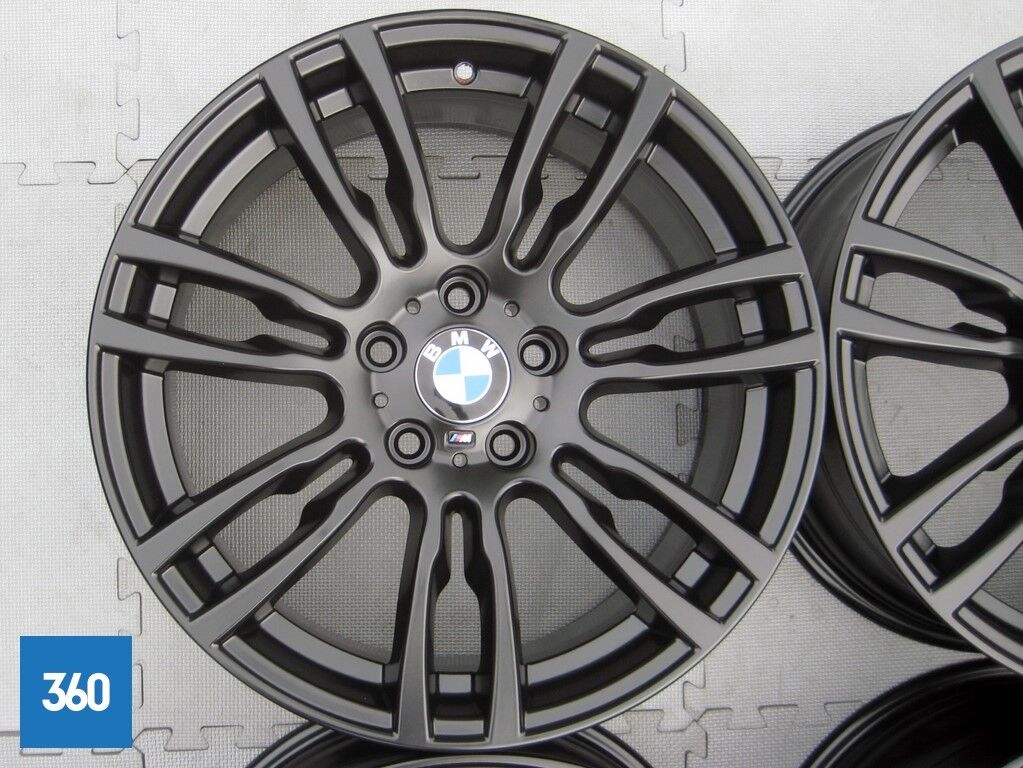 Genuine BMW 19" Satin Black 403 M Sport Alloy Wheels Set 36117845882 36117845883