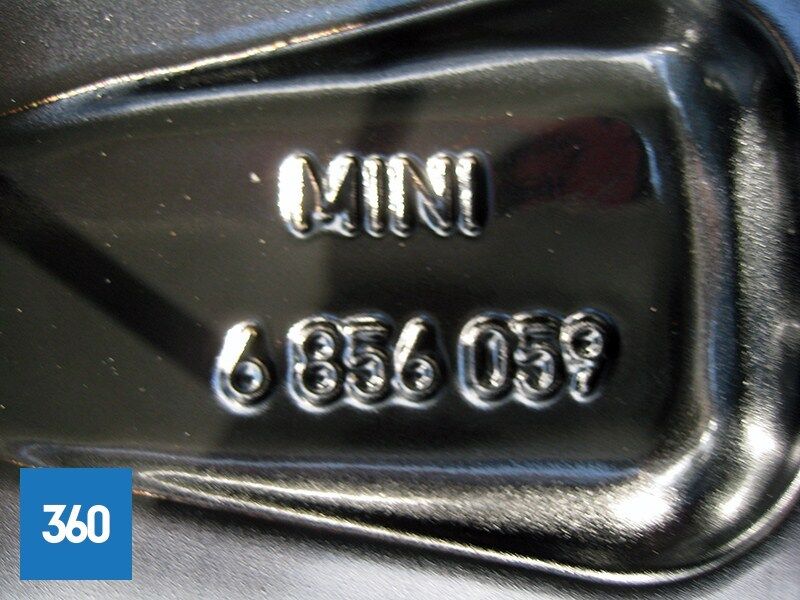Genuine MINI Clubman 17" 528 Bridge Spoke Black Alloy Wheel 36116856059