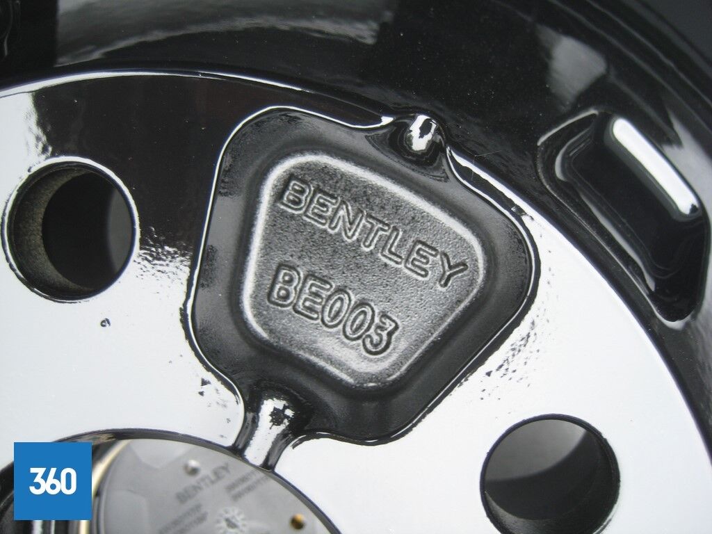 Genuine Bentley Speed 21" Directional Black Alloy Wheel Set 3W0601025FS 3W0601025FT