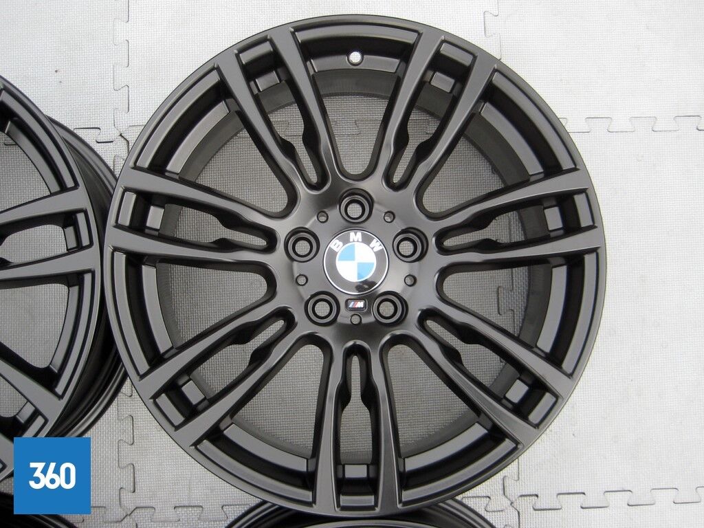 Genuine BMW 19" Satin Black 403 M Sport Alloy Wheels Set 36117845882 36117845883