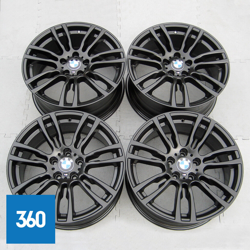 Genuine BMW 19" Satin Black 403 M Sport Alloy Wheels Set 36117845882 36117845883