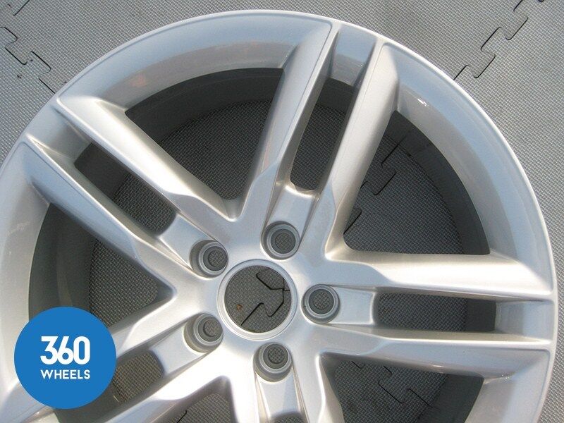 Genuine Audi 18" Silver 5 10 Double Spoke 8.5J Alloy Wheel 8T0601025CC