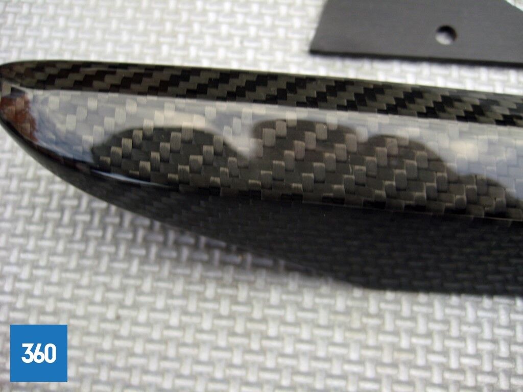 Genuine Bentley Continental GT GTC Carbon Air Duct Guide Wing LH NS 3W8071612