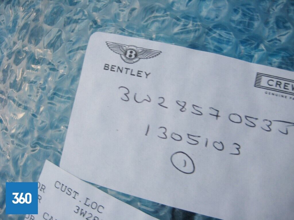 Genuine Bentley Continental GT GTC Spur Instrument Panel Wood 3W2857053J