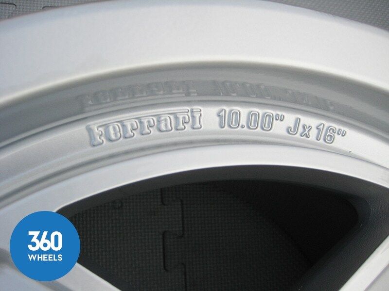 Genuine Ferrari Testarossa 16" Alloy Wheel Set 5 Bolt 134685 138051