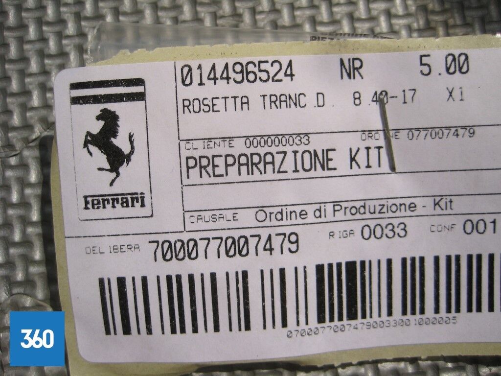 Genuine Ferrari California Performance Handling Kit Suspension Upgrade 70003132
