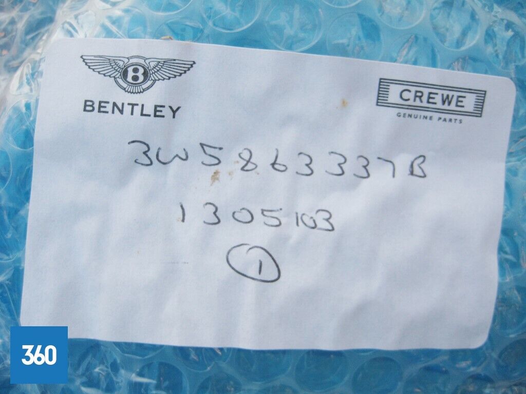 Genuine Bentley Continental Flying Spur Rear Console Wood Trim 3W5863337B