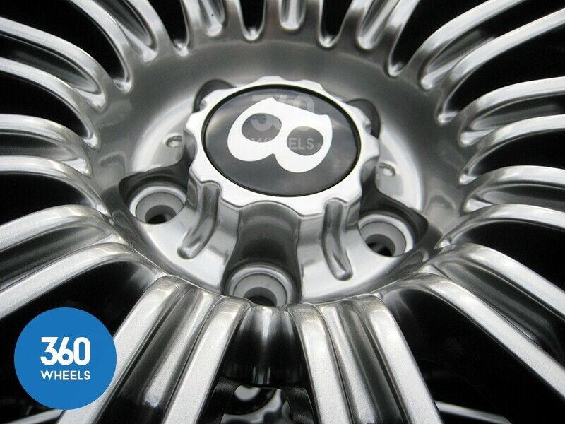 New Genuine Bentley Continental GT GTC Speed 20" Dark Metal 13 Spoke Alloy Wheel Set Pirelli Tyres