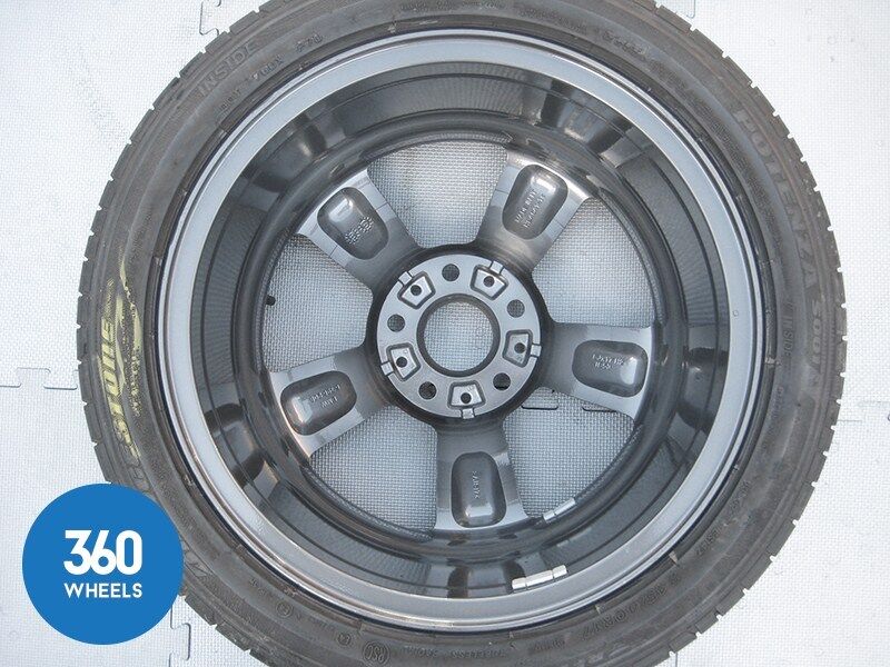 Genuine BMW 1 Series 17 382 5 Star Spoke Alloy Wheel Bridgestone Tyre 6mm 36116796208