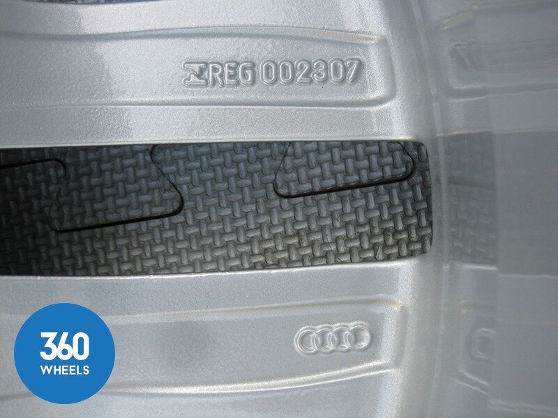 Genuine Audi 18" Silver 5 10 Double Spoke 8.5J Alloy Wheel 8T0601025CC