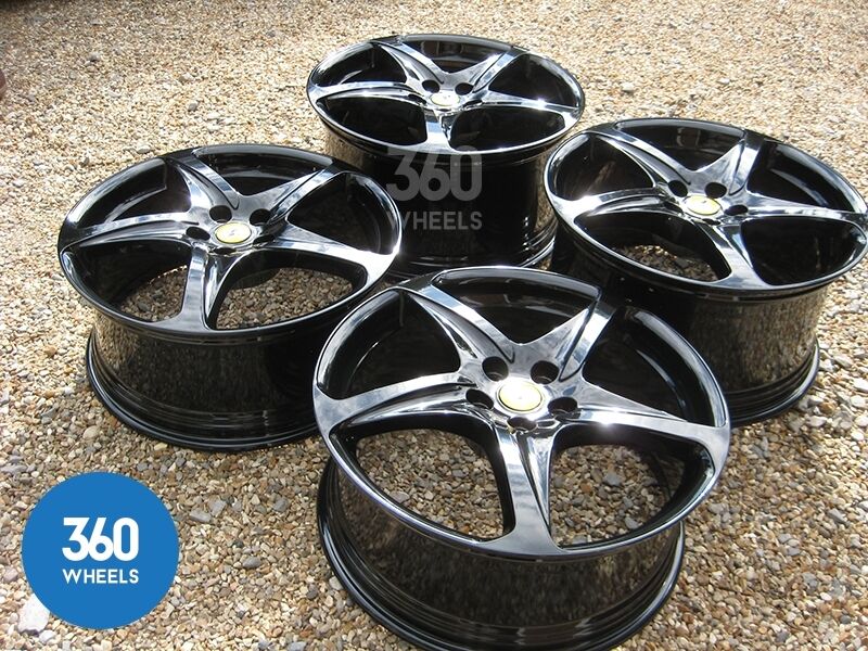 Genuine Ferrari FF 20" 5 Twist Spoke Black Alloy Wheels 260697 274882 273270