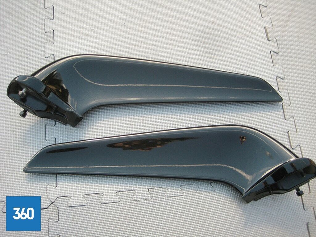 Genuine Ferrari 458 Front Bumper Spoiler Blades Pair Black 81761910 81762010