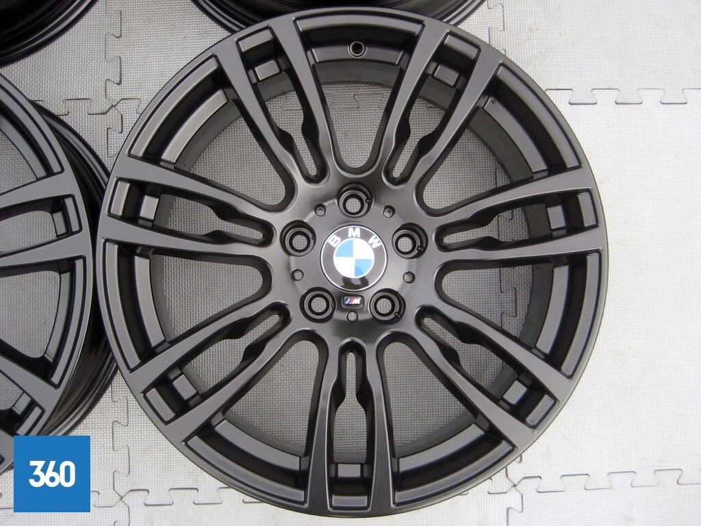 Genuine BMW 19" Satin Black 403 M Sport Alloy Wheels Set 36117845882 36117845883