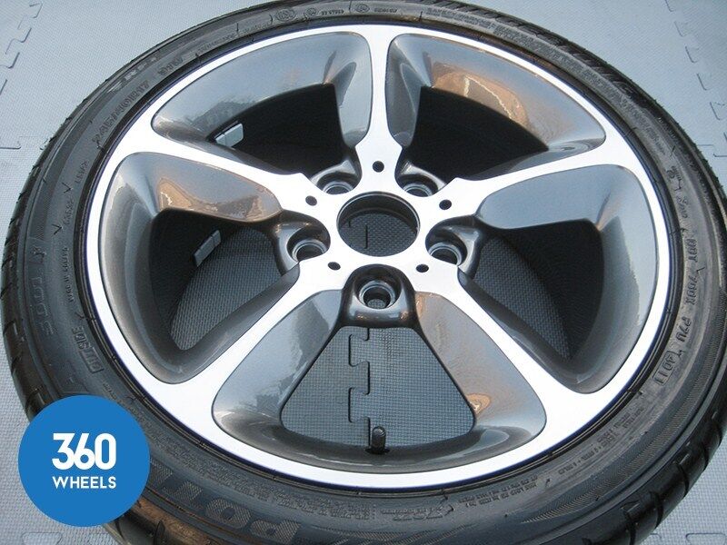 Genuine BMW 1 Series 17 382 5 Star Spoke Alloy Wheel Bridgestone Tyre 6mm 36116796208