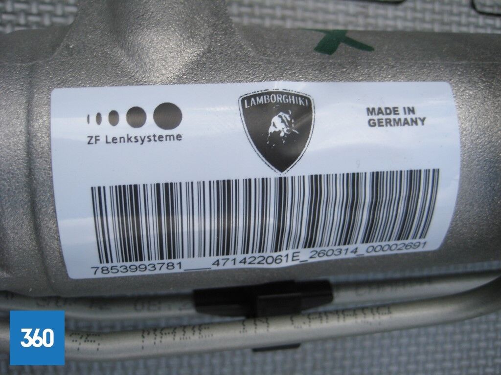 Genuine Lamborghini Aventador LHD Power Steering Rack 471422061E 0R8340116