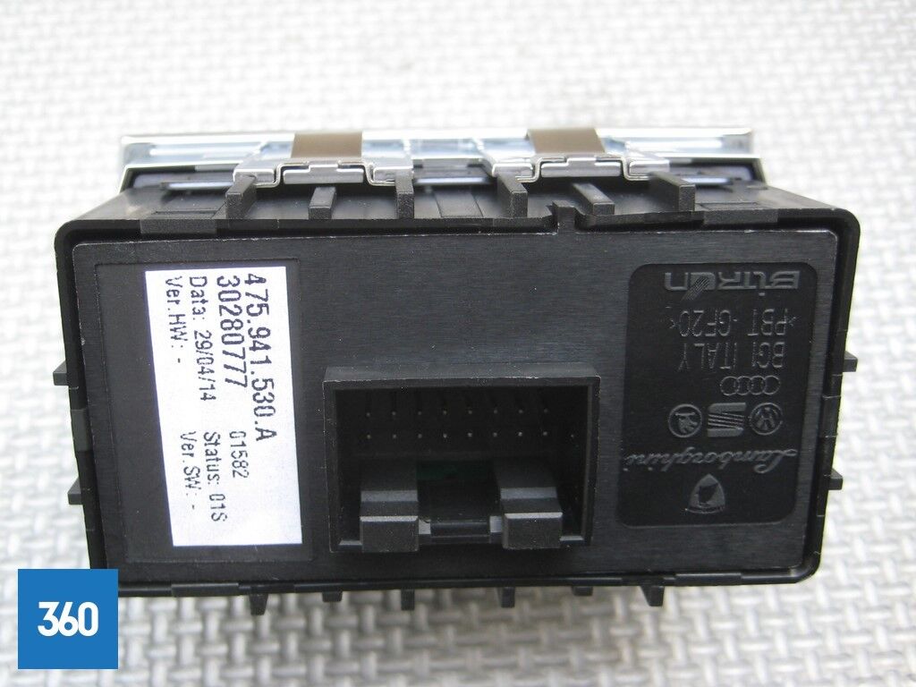 Genuine Lamborghini Aventador LP700 Roadster 3 Keys Switch RWM 475941530A