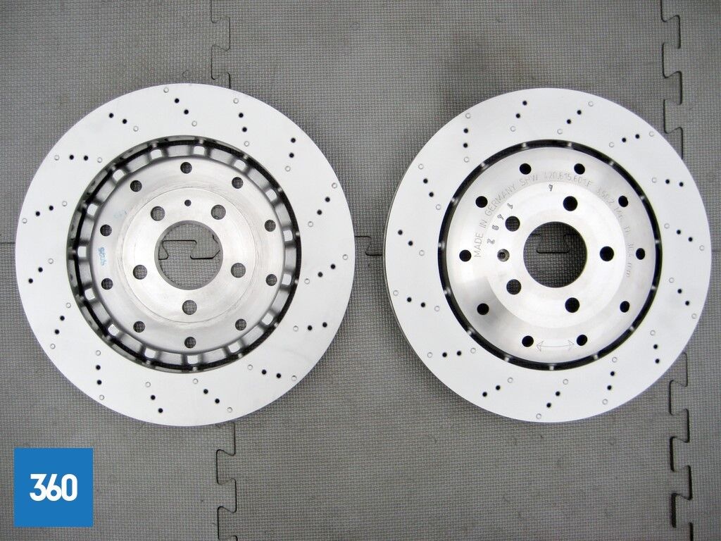 Genuine Lamborghini Gallardo R8 560 550 570 Rear Brake Discs Set 420615601F