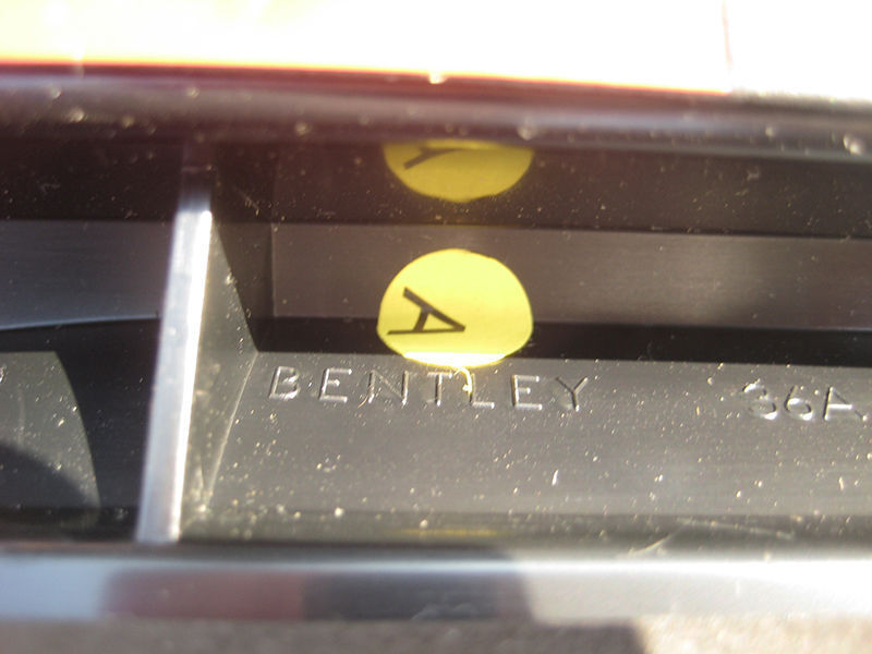 Genuine Bentley Bentayga Black Rear Left Aerodynamic Trim Spoiler 36A827205