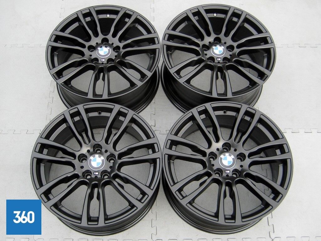 Genuine BMW 19" Satin Black 403 M Sport Alloy Wheels Set 36117845882 36117845883