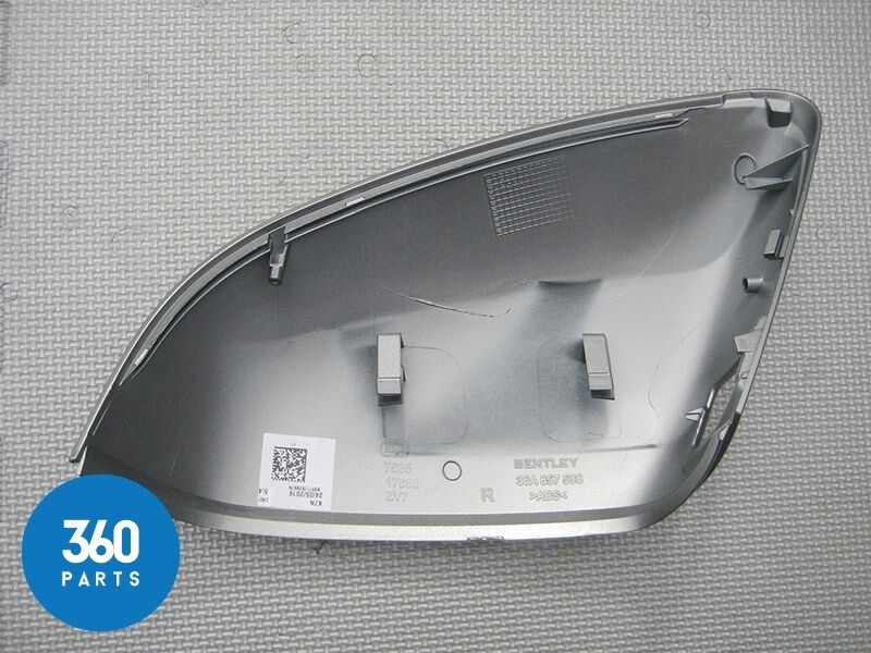 Genuine Bentley Bentayga RH N/S Hallmark Silver Wing Mirror Cover 36A857538