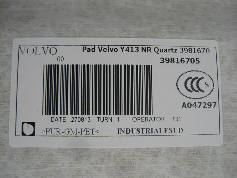 Genuine Volvo XC60 Quartz Roof Interior Headlining Without Pan Roof 39816705