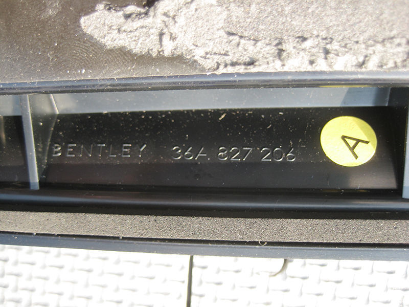 Genuine Bentley Bentayga Black Rear Aerodynamic Trim Spoiler 36A827206