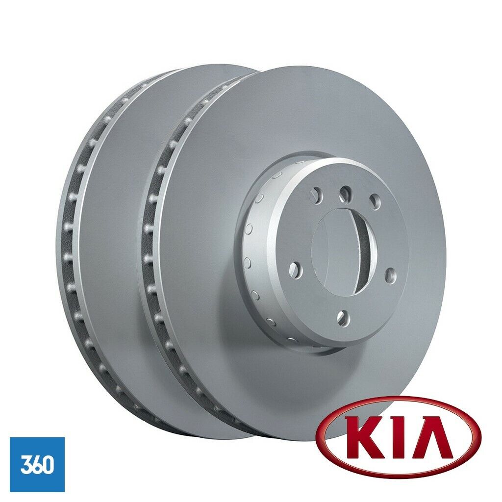 Genuine Hyundai I30 Kia Pro Cee'D Ii Soul Rear Brake Discs Pair 58411A6200