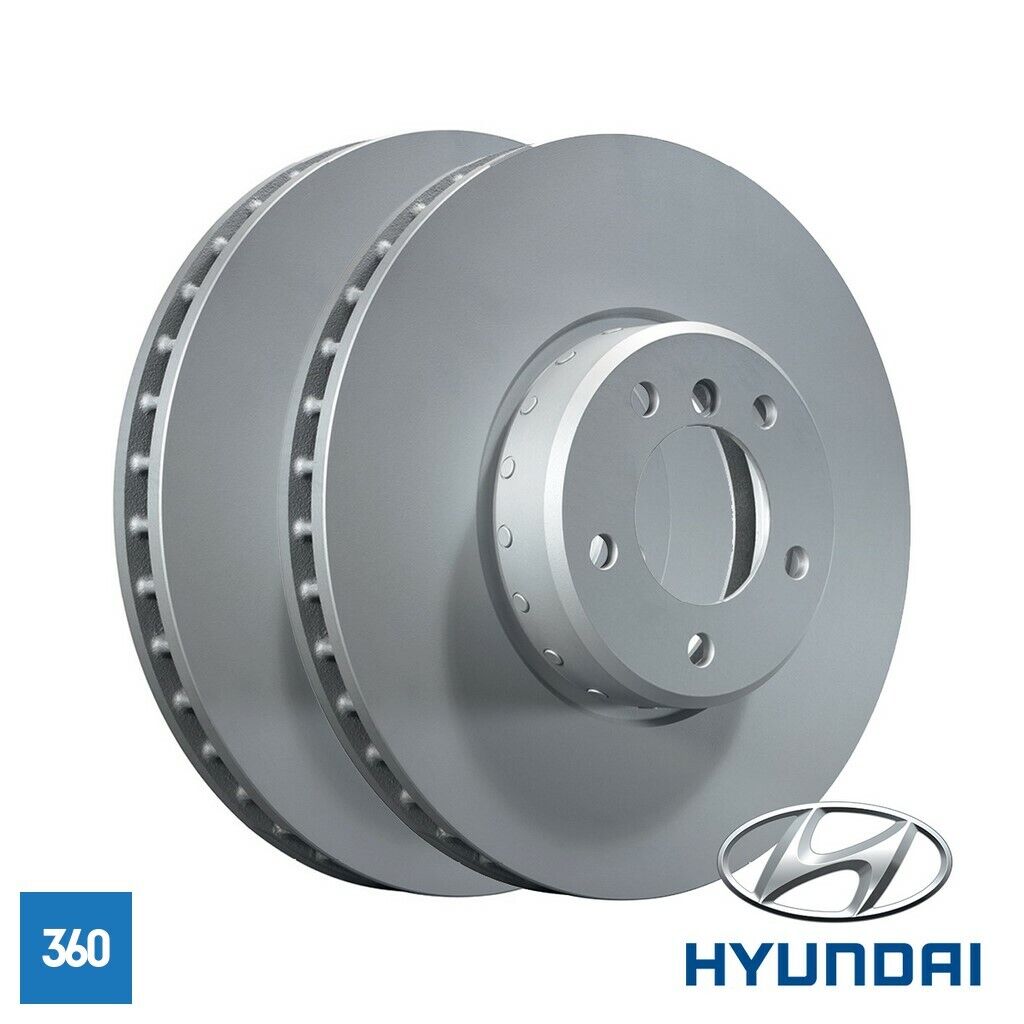 Genuine Hyundai Santa Fe Kia Sportage Rear Brake Disc Pair 584112Y300
