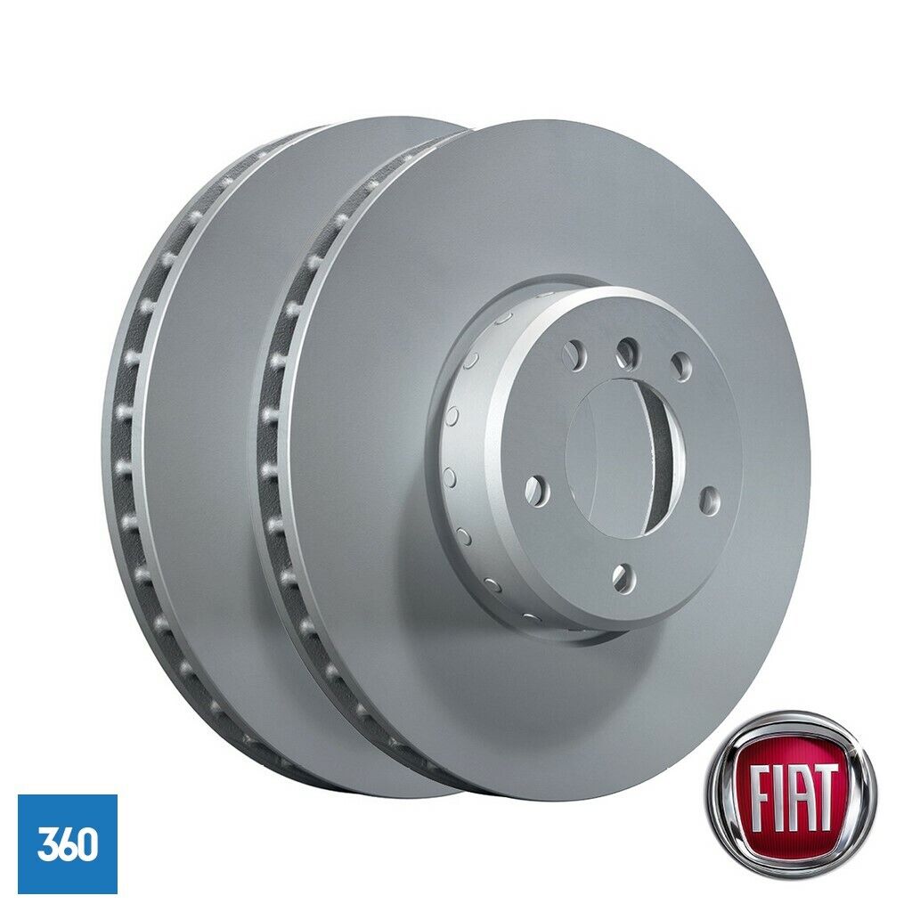Genuine Fiat Alfa Romeo 164 156 GT GTV Front Brake Discs Pair 46445006
