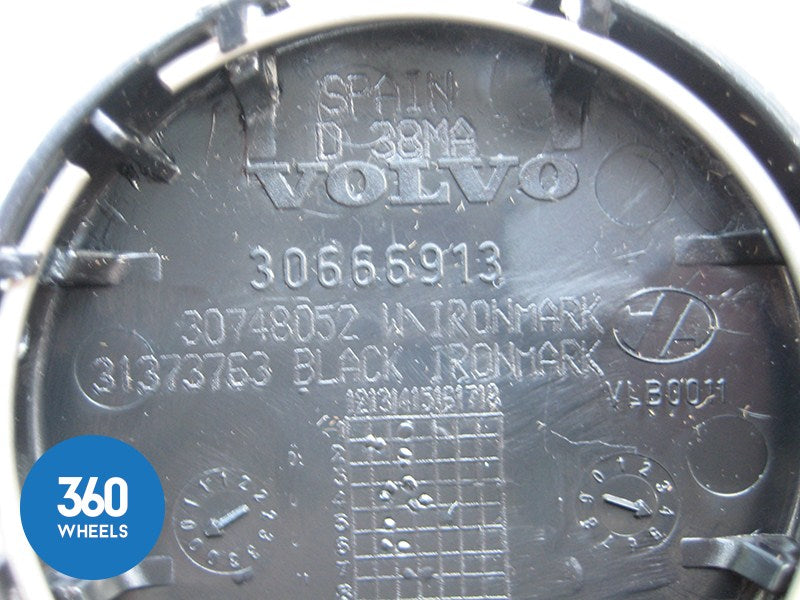 Genuine Volvo Gloss Iron Grey Alloy Wheel Centre Cap 31400452 30748052