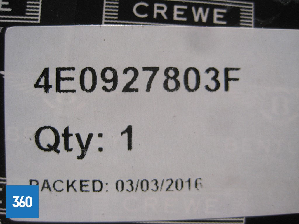 Genuine Lamborghini Aventador Bentley Front RH OS Speed Sensor 4E0927803F