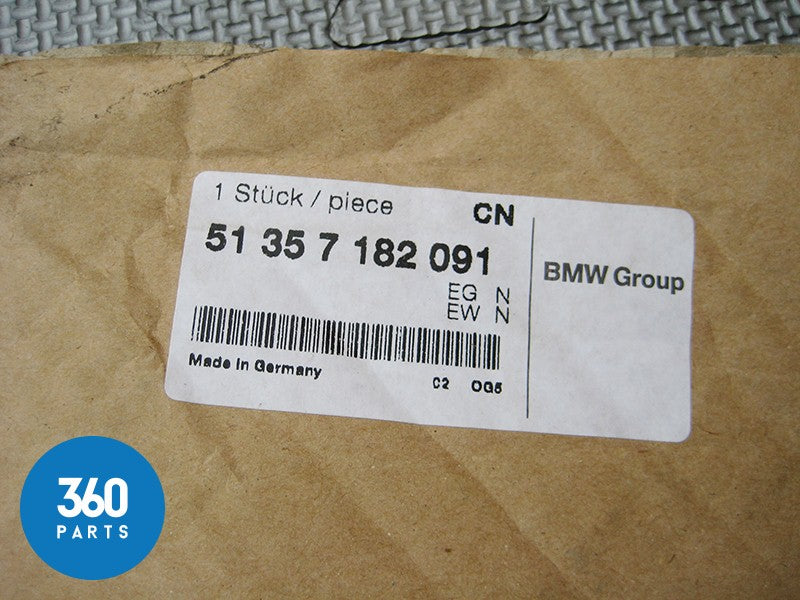 Genuine BMW 7 Series F01 Side Rear Left Door Window Glass Green 51357182091