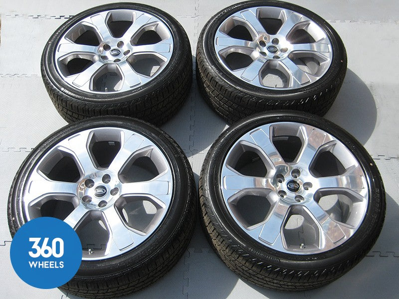 Genuine Range Rover 22" Style 601 Alloy Wheels Continental Tyres LR037747