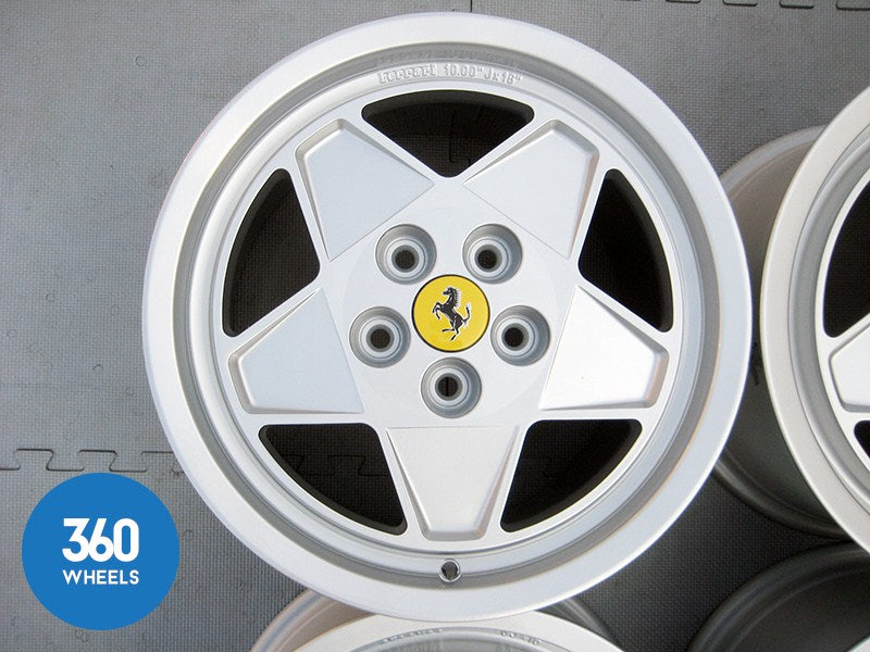 Genuine Ferrari Testarossa 16" Alloy Wheel Set 5 Bolt 134685 138051