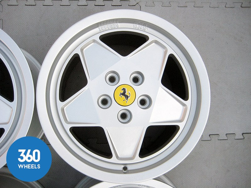 Genuine Ferrari Testarossa 16" Alloy Wheel Set 5 Bolt 134685 138051