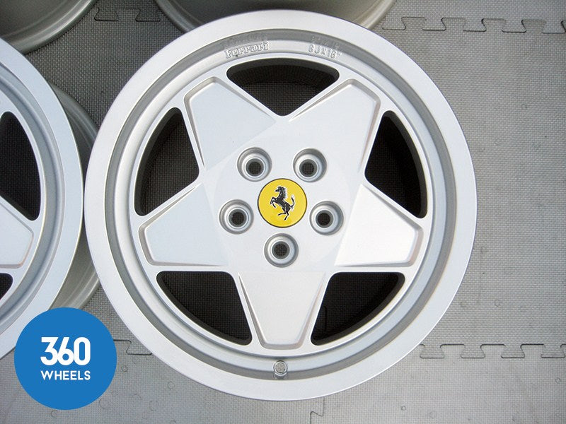 Genuine Ferrari Testarossa 16" Alloy Wheel Set 5 Bolt 134685 138051