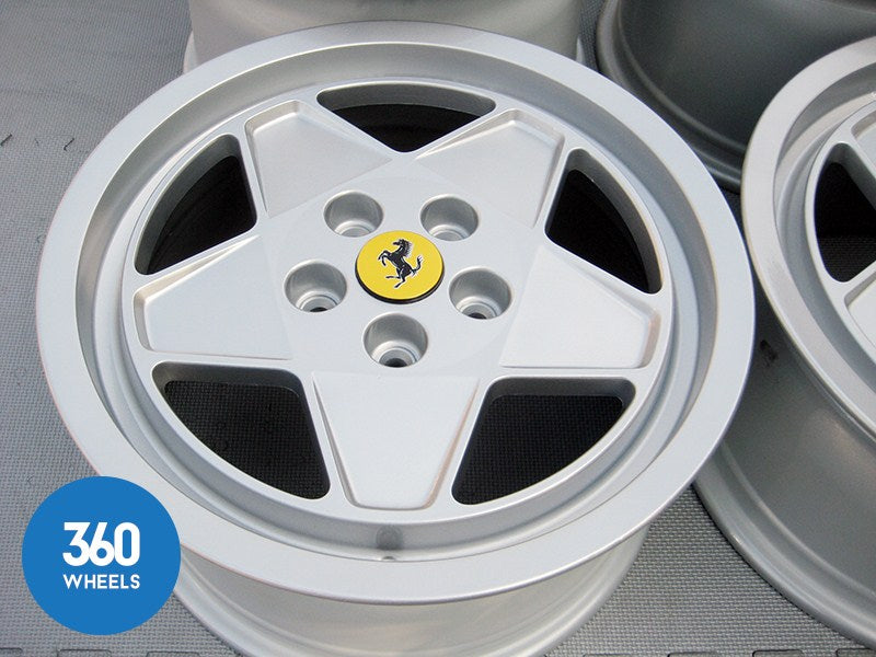 Genuine Ferrari Testarossa 16" Alloy Wheel Set 5 Bolt 134685 138051